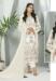 Picture of Georgette Off White Straight Cut Salwar Kameez