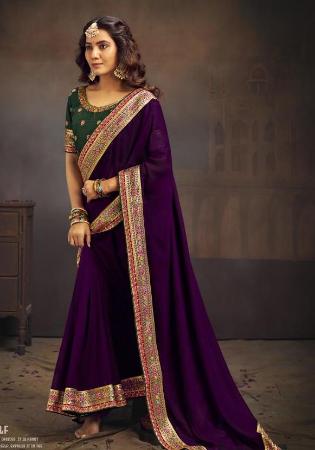 Picture of Splendid Silk Maroon Saree