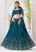 Picture of Good Looking Georgette Teal Readymade Lehenga Choli