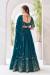 Picture of Good Looking Georgette Teal Readymade Lehenga Choli