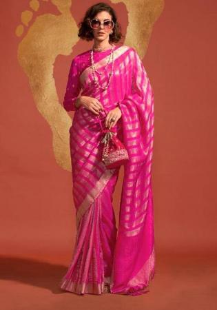 Picture of Nice Silk Deep Pink Saree