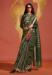 Picture of Shapely Silk Dark Olive Green Saree