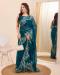 Picture of Fine Silk Dark Green Saree