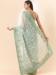 Picture of Pretty Organza Dark Sea Green Saree