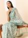 Picture of Pretty Organza Dark Sea Green Saree