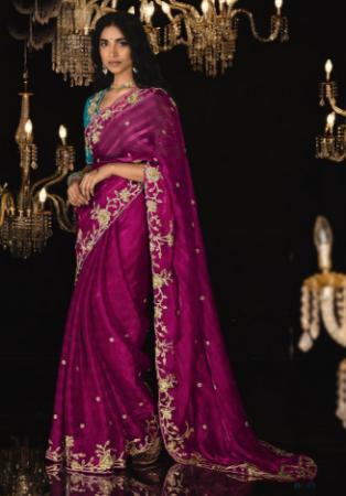 Picture of Beauteous Silk Maroon Saree