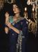 Picture of Beautiful Silk Navy Blue Saree