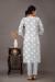 Picture of Rayon & Cotton Light Grey Readymade Salwar Kameez