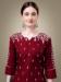 Picture of Good Looking Cotton Maroon Kurtis & Tunic