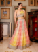 Picture of Charming Net & Silk Antique White Lehenga Choli