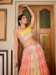 Picture of Charming Net & Silk Antique White Lehenga Choli