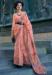 Picture of Splendid Organza Dark Salmon Saree