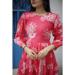 Picture of Pretty Chiffon Tomato Kurtis & Tunic