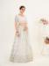 Picture of Fascinating Georgette & Net Off White Lehenga Choli