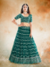 Picture of Taking Georgette Teal Lehenga Choli