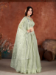 Picture of Graceful Net Dark Sea Green Lehenga Choli