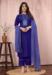 Picture of Shapely Cotton Midnight Blue Readymade Salwar Kameez