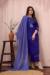 Picture of Shapely Cotton Midnight Blue Readymade Salwar Kameez