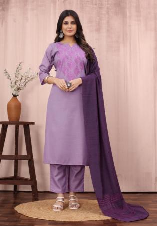 Picture of Admirable Cotton Rosy Brown Readymade Salwar Kameez