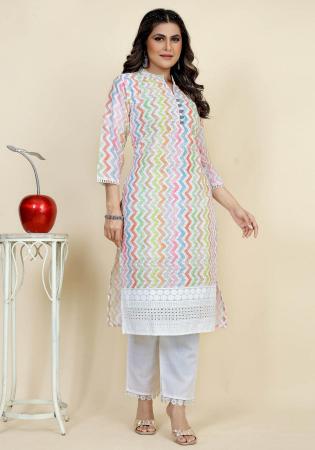 Picture of Pretty Georgette Tan Kurtis & Tunic