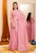 Picture of Fascinating Silk & Organza Dark Salmon Saree