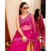 Picture of Delightful Net Deep Pink Saree