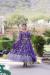 Picture of Chiffon & Silk Medium Purple Readymade Gown