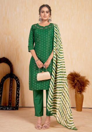 Picture of Admirable Silk Sea Green Readymade Salwar Kameez