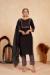 Picture of Pleasing Silk Black Readymade Salwar Kameez