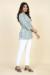 Picture of Charming Rayon Light Steel Blue Kurtis & Tunic