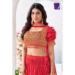 Picture of Chiffon & Georgette Crimson Readymade Lehenga Choli