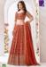 Picture of Taking Georgette Fire Brick Readymade Lehenga Choli