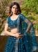 Picture of Amazing Net Cadet Blue Lehenga Choli