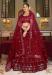 Picture of Wonderful Net Maroon Lehenga Choli