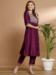 Picture of Classy Silk Brown Readymade Salwar Kameez