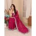 Picture of Fascinating Chiffon Fire Brick Saree