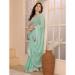 Picture of Stunning Chiffon Dark Sea Green Saree