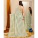 Picture of Graceful Georgette Dark Sea Green Saree