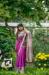 Picture of Pretty Silk Plum Saree