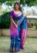 Picture of Admirable Silk Navy Blue Saree