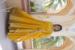 Picture of Radiant Georgette Golden Rod Readymade Gown