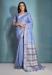 Picture of Exquisite Silk Light Steel Blue Saree