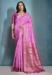 Picture of Fine Silk Pale Violet Red Saree