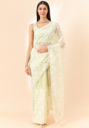 Picture of Radiant Silk & Organza Beige Saree