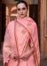 Picture of Amazing Satin & Silk Light Pink Saree