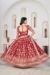 Picture of Fascinating Silk Fire Brick Lehenga Choli