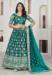 Picture of Resplendent Silk Teal Lehenga Choli