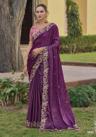 Picture of Amazing Silk Brown Saree