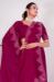 Picture of Elegant Silk Medium Violet Red Saree