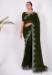 Picture of Taking Silk Dark Olive Green Saree